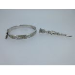 Two Scottish themed jewels of hallmarked silver,