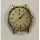 Rolex - A gentleman's 9ct gold wristwatch head,