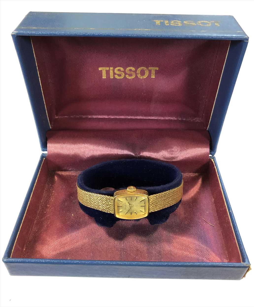 Tissot - A lady's 9ct gold wristwatch, - Image 2 of 8