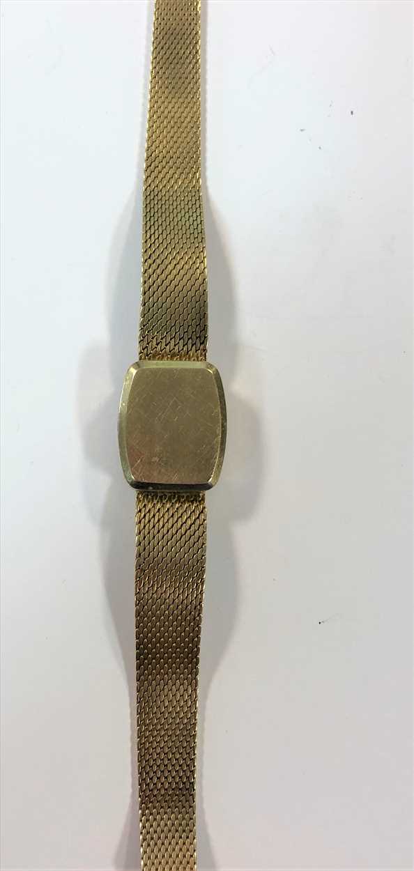 Tissot - A lady's 9ct gold wristwatch, - Image 5 of 8