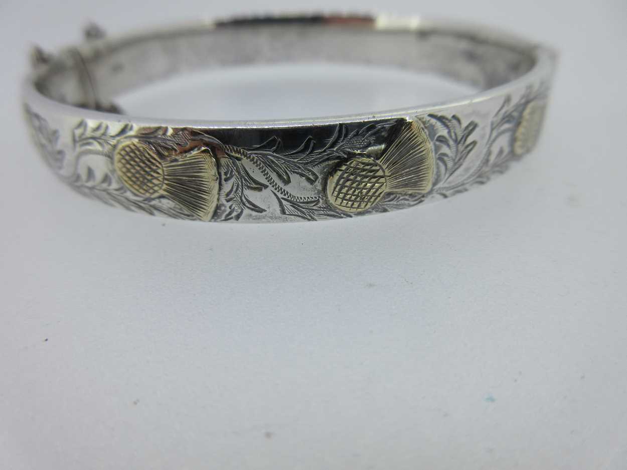 Two Scottish themed jewels of hallmarked silver, - Image 7 of 7