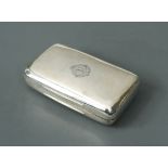 A Victorian silver pocket cigar case,