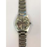Omega - A gentleman's 'Genève' stainless steel wristwatch,