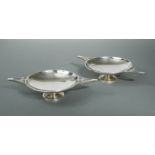 A pair of Edward VIII silver bon bon dishes,