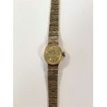 Rotary - A lady's 9ct gold wristwatch,