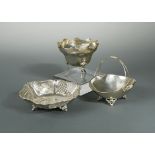 A trio of Greek metalwares dishes,