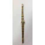 Movado - An 18ct gold lady's wristwatch,