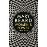 A hardback copy of Mary Beard's Women and Power, with a personalised dedication by the author