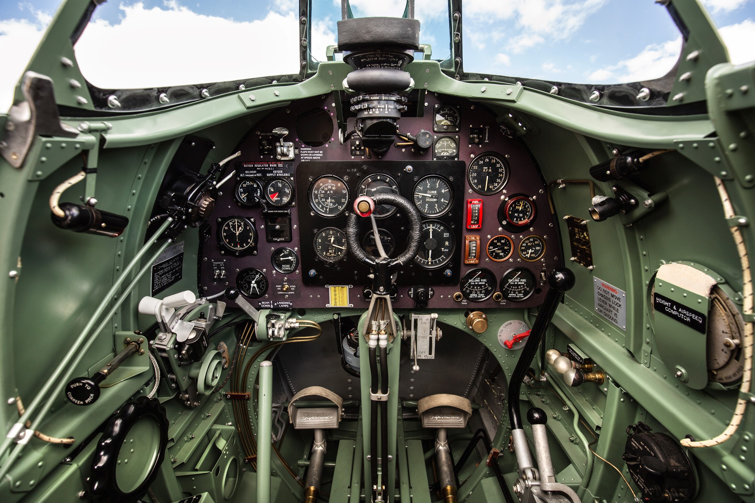 Behind the scenes tour of the Aircraft Restoration Company and a sit in a Spitfire Experience