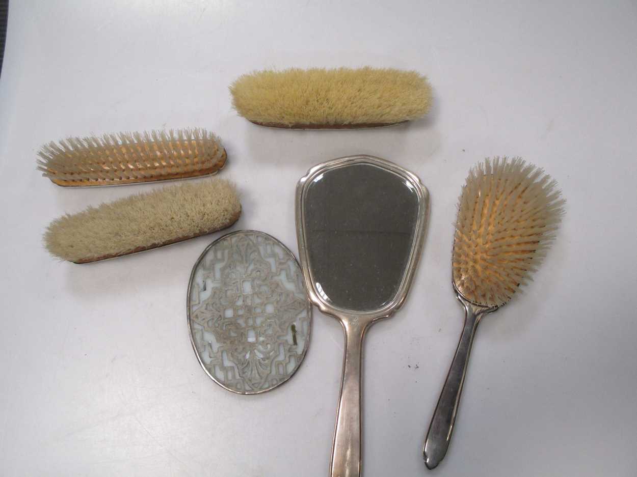 A small collection of silver and plated wares, a Studio Pottery bowl and cover on stand, a - Image 5 of 17