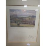 Lionel Edwards, three pencil signed hunting colour prints, another by Cecil Aldin and two others (