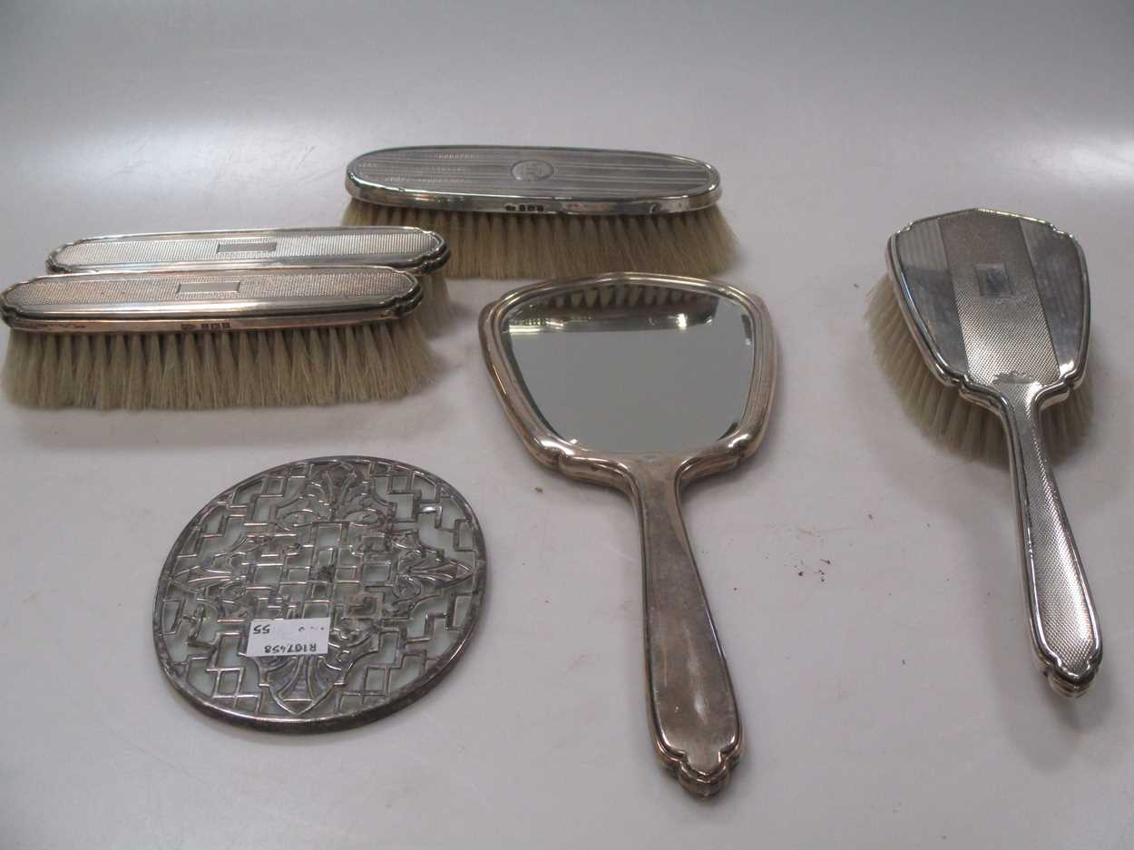 A small collection of silver and plated wares, a Studio Pottery bowl and cover on stand, a - Image 15 of 17