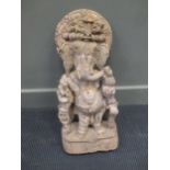 A 20th century Indian sandstone figure of Ganesh 59 cm