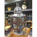 A Moorish / Moroccan hanging lantern, modern,