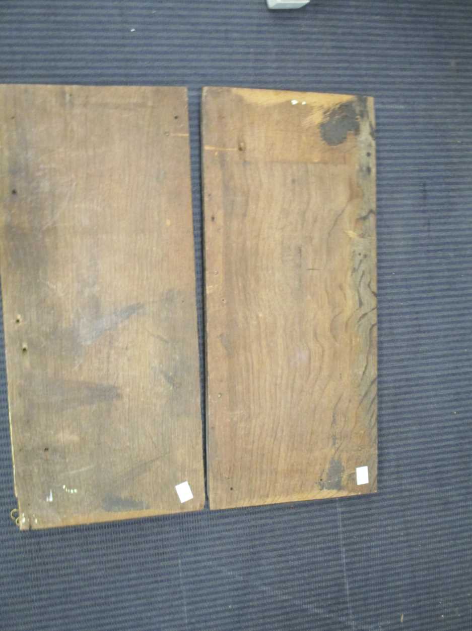 A pair of carved oak panels - Image 3 of 4