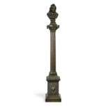 A French bronze commemorative column celebrating the centenary of the French Revolution,