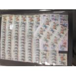 Modern UK postage stamps. Collection unused stamps, commemoratives and others including high values,