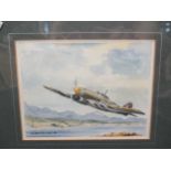 F. A. Betteridge (Modern British) five watercolours of planes, 'Hawker Hart', 'Bristol Bulldog',