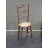 A 19th century correction chair