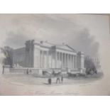 A collection of prints to include 'The Fitzwilliam Museum, Cambridge', 'Newcastle on Tyne' and '