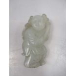 A Chinese jade figure 5.5cm high