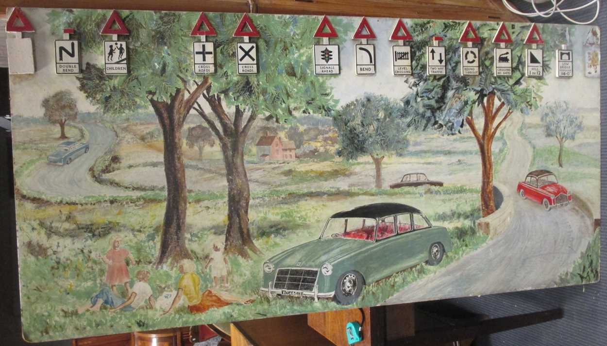 A 1960s collage painting - Image 3 of 3