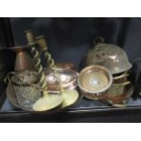 Copper kitchen ware including mousse moulds and entree dish covers