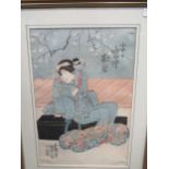 A Japanese woodblock prints, 19th century