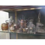 A collection of assorted silver plated wares