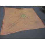 A large paisley shawl,