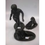 Three Classical bronzes after the Antique,