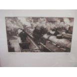 Roger Forbes railway station signed and numbered limited print, 16/30 12.5 x 23cm