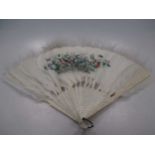 Three 19th century Chinese ivory fans