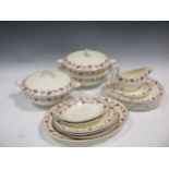 A Wedgwood turkey oak pattern dinner service for six