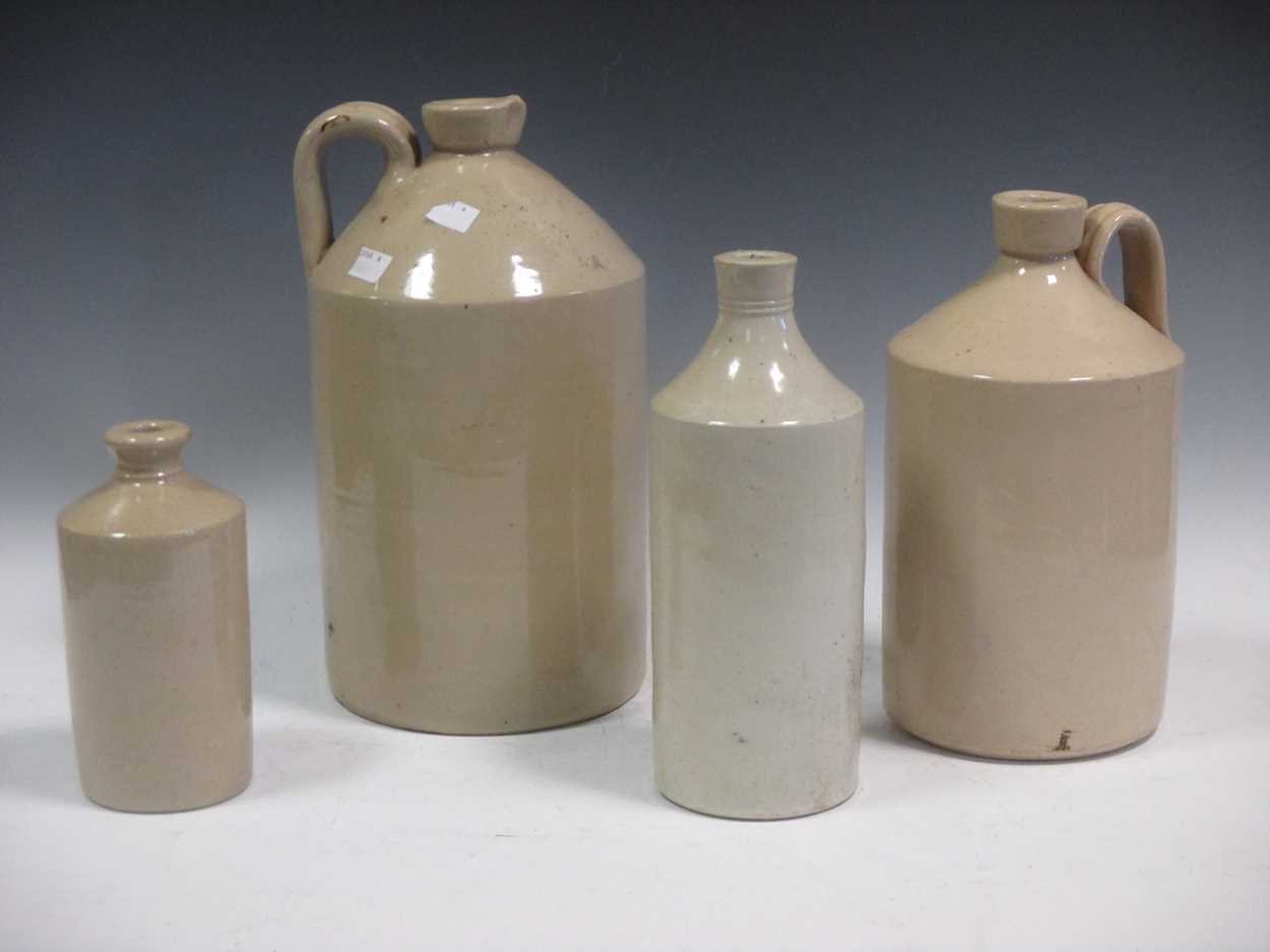 A quantity of stoneware pots and bottles and a group of English pudding bowls - Image 3 of 6