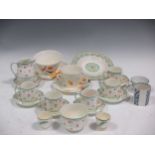 A Wedgwood moonstone part dinner service, a Wedgwood summer sky pattern dinner service and other