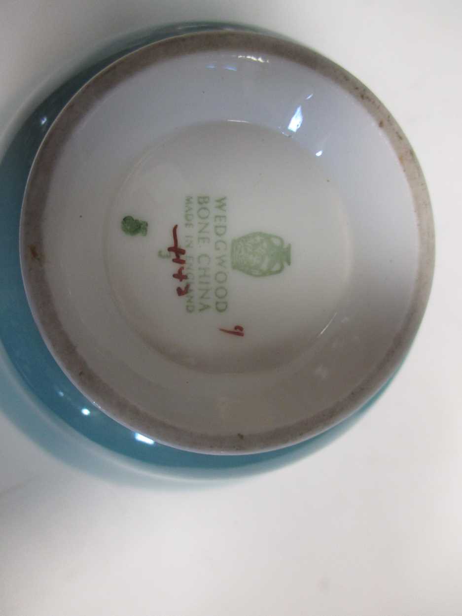 Dresden, Wedgwood & other makers, cups, teapots, bowls etc - Image 3 of 5