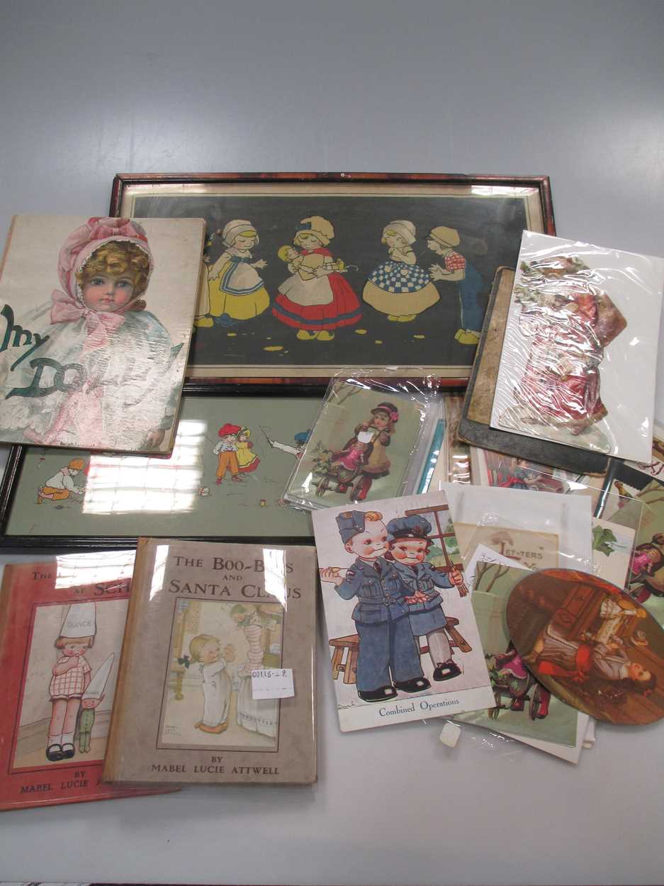 Mabel Lucie Attwell and other early 20th century booklets, cards etc