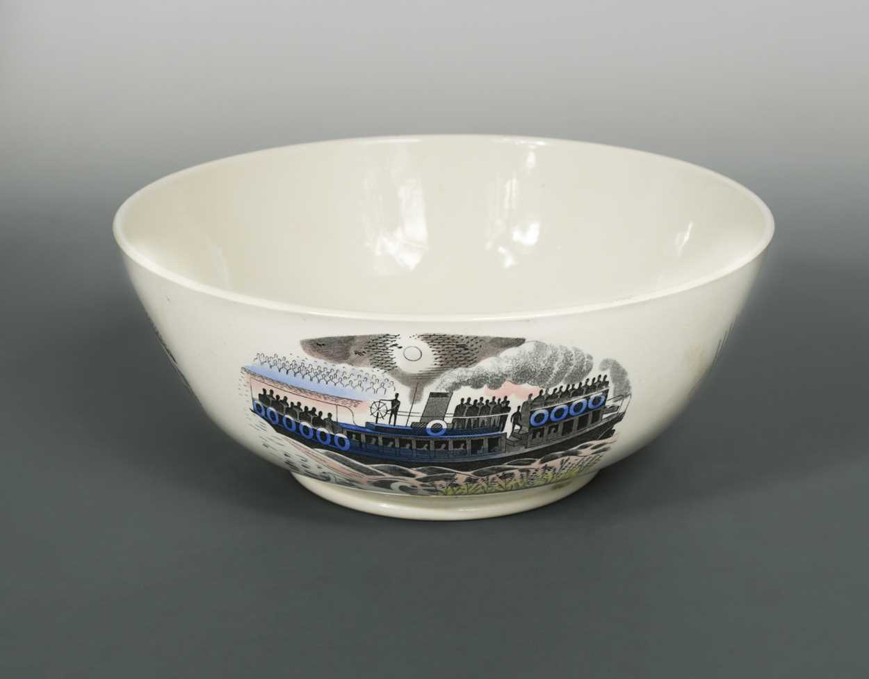 Eric Ravilious for Wedgwood, a Boat Race bowl, 1938, - Image 2 of 6