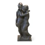 § Georg Ehrlich ARA (Austrian 1897-1966), Two Sisters, 1945/6, bronze,