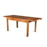 A Heal's Art Deco walnut extending dining table,