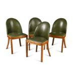 A set of 4 Betty Joel Art Deco dining chairs,