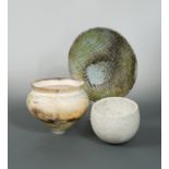 Jane Perryman (British, born 1947), three studio pottery forms,
