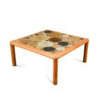 Tue Poulsen (Danish, born 1939), a tile top coffee table,