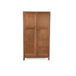 A Heal's limed oak wardrobe,