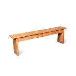 A Gordon Russell oak bench,