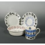 Eric Ravilious for Wedgwood, an Alphabet baby's bowl,