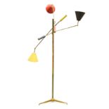 Angelo Lelli for Arredoluce, a mid-century Triennale Floor Lamp,