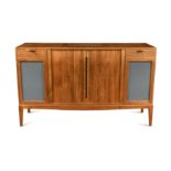 The Edward Barnsley Workshop, a late 20th century walnut music or side cabinet, circa 1991,