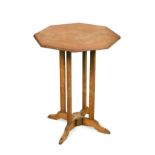 A Cotswold School oak occaisonal table,